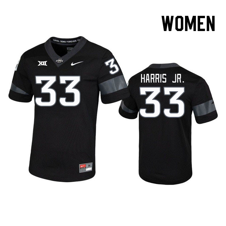 Women #33 Iowa State Cyclones College Football Jerseys Stitched Sale-Black